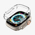 ACS05458 - Apple Watch Ultra (Apple Watch (49mm)) Case Thin Fit in black showing the front